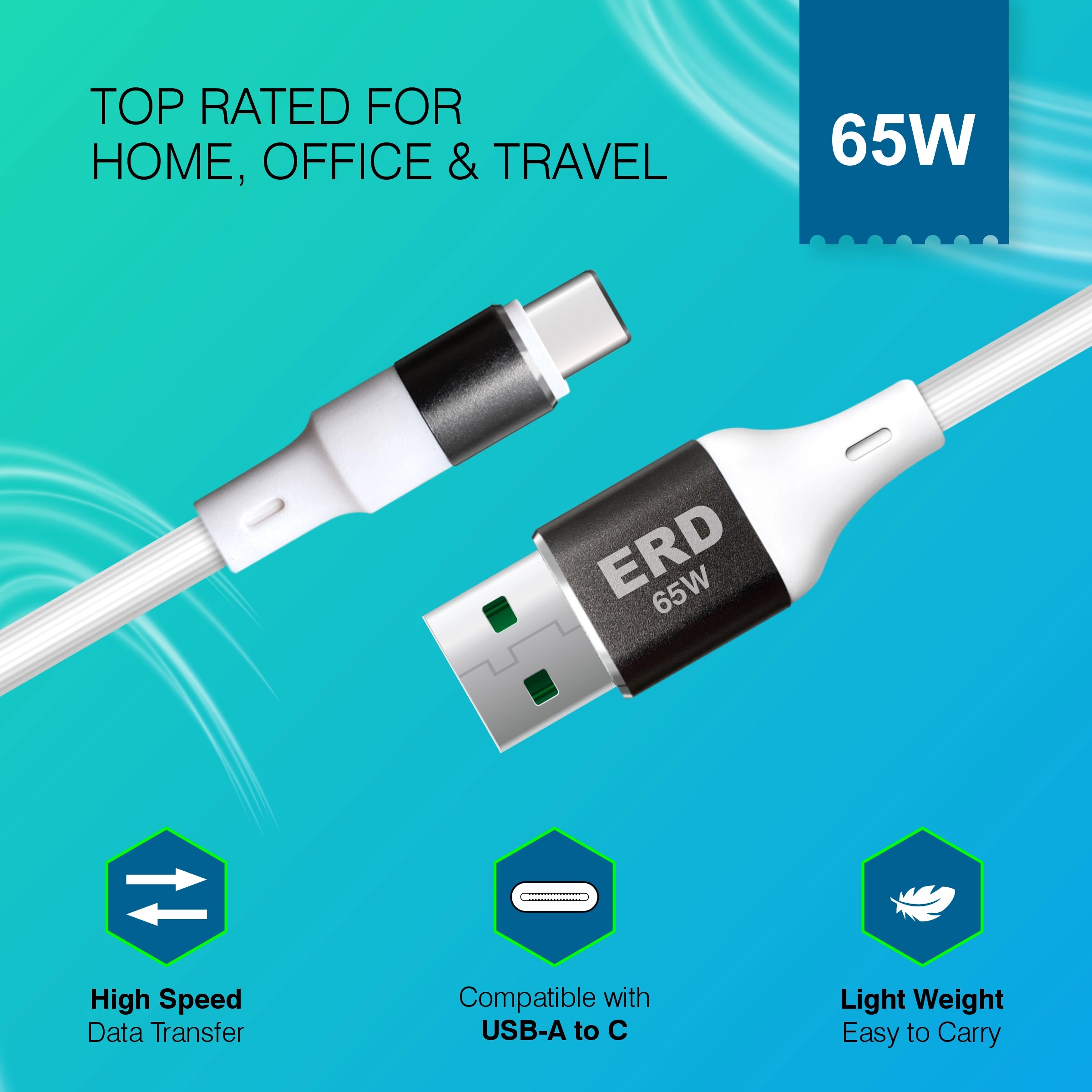 ERD UC-140 USB-C Metal Data Cable